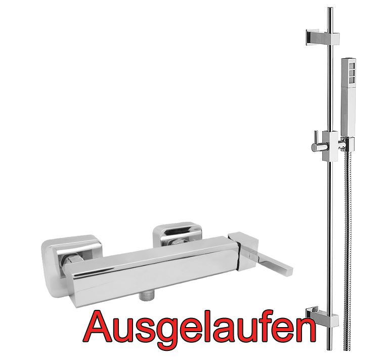 DIBL'quarda "Edition 2" Einhebel-Brausebatterie zur Aufputzmontage, mit Brausegarnitur 755 mm