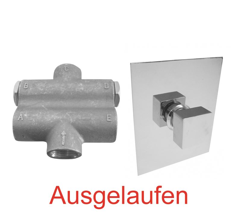 DIBL'quarda Drei-Wege-Ventil 1/2” (Rohbauset und Fertigset)