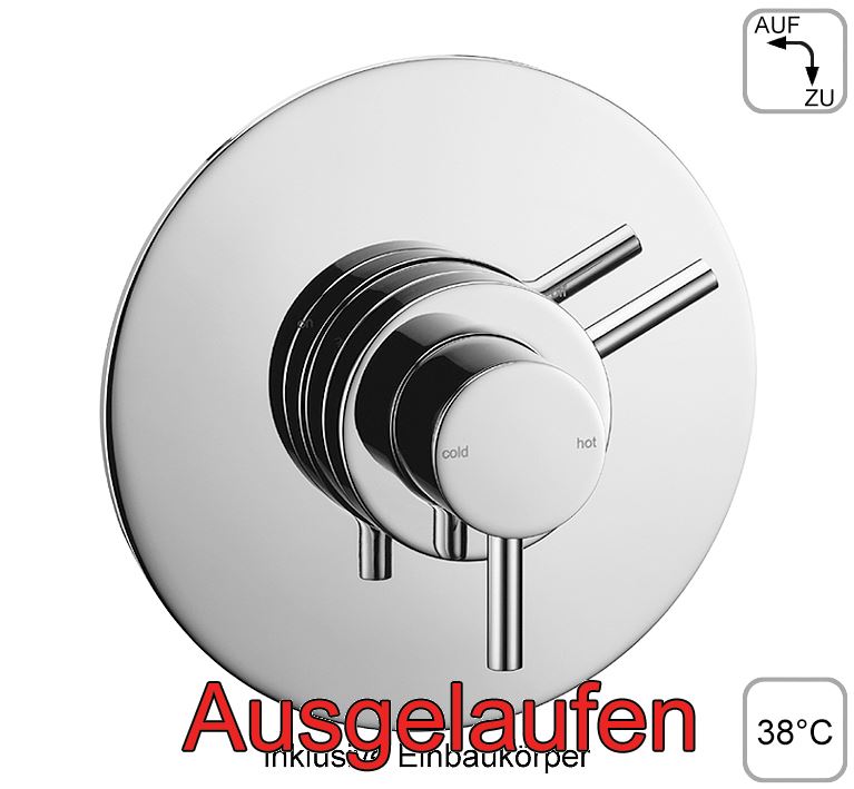 DIBL'pur Thermostat-Brausebatterie zur UP-Montage, für einen Abgangsanschluss