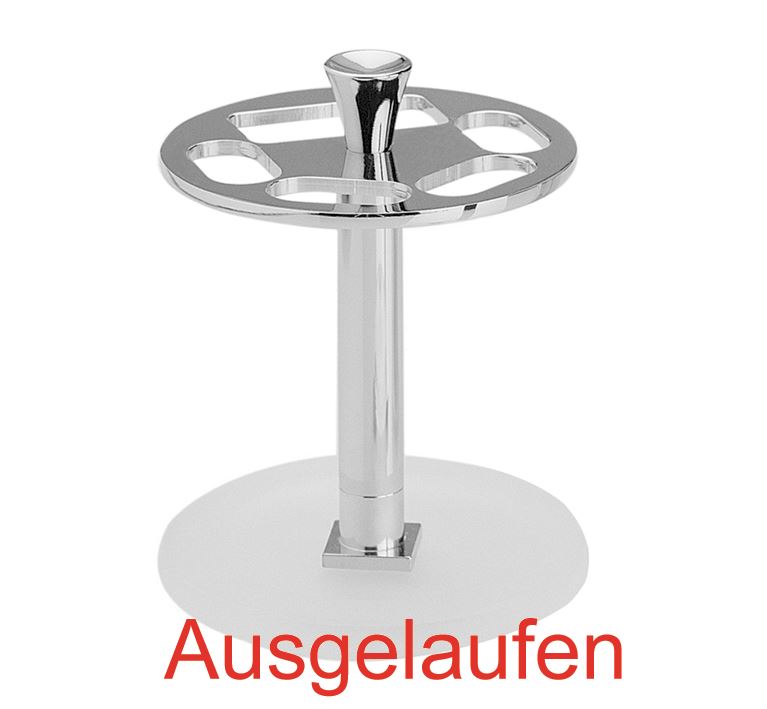 DIBL'accessoires Messing-Stand-Zahnbürstenhalter, mit Glas-Standfuß