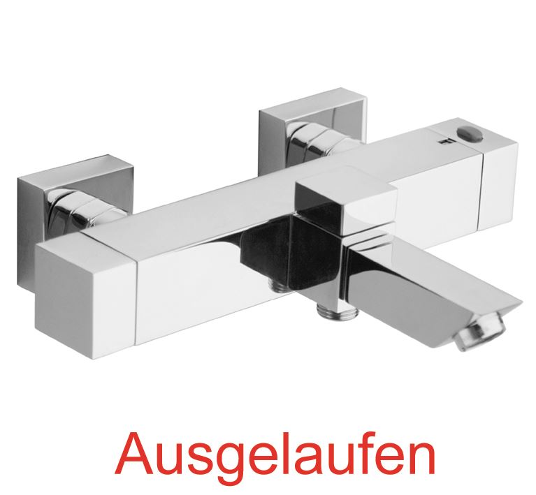 DIBL'quarda Thermostat-Wannenbatterie zur Aufputzmontage, Brauseabgang unten ½", ohne Brausezubehör