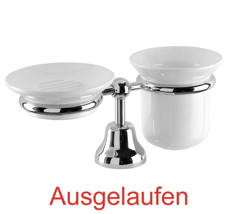 DIBL'accessoires Stand-Doppelhalter Seifenschale / Becher