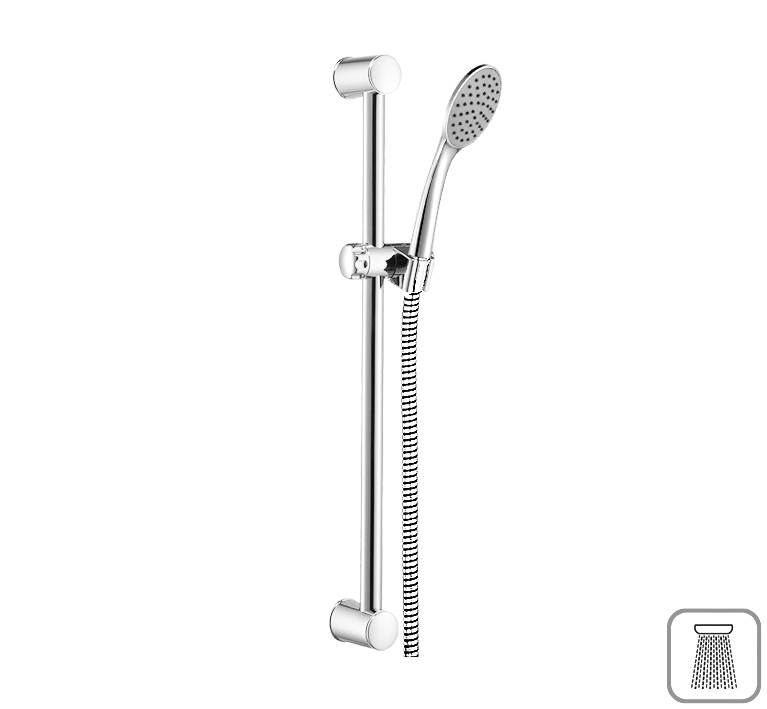 DIBL'fit Projekt-Brausegarnitur mit rundem Brauserohr Ø 25 mm x 922 mm