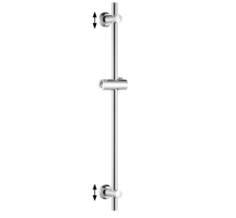DIBL'fit Renovierungs-Brausestange 1100 mm mit rundem Brauserohr Ø 22 mm