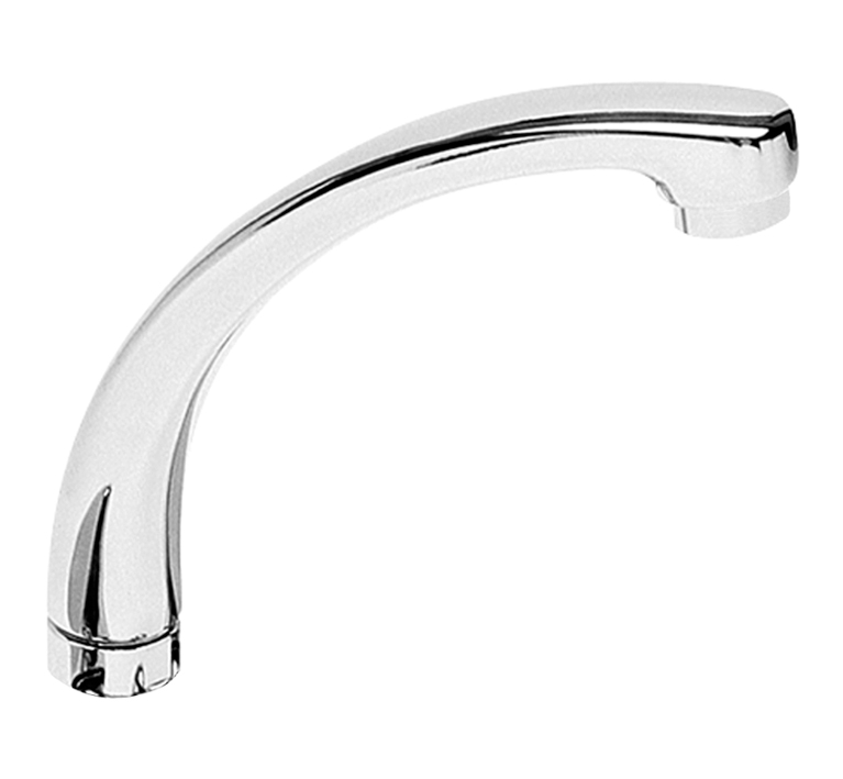 DIBL'fix Messingguss-Auslauf, HU-Form, konisch dichtend, mit Normaldruck-Strahlregler