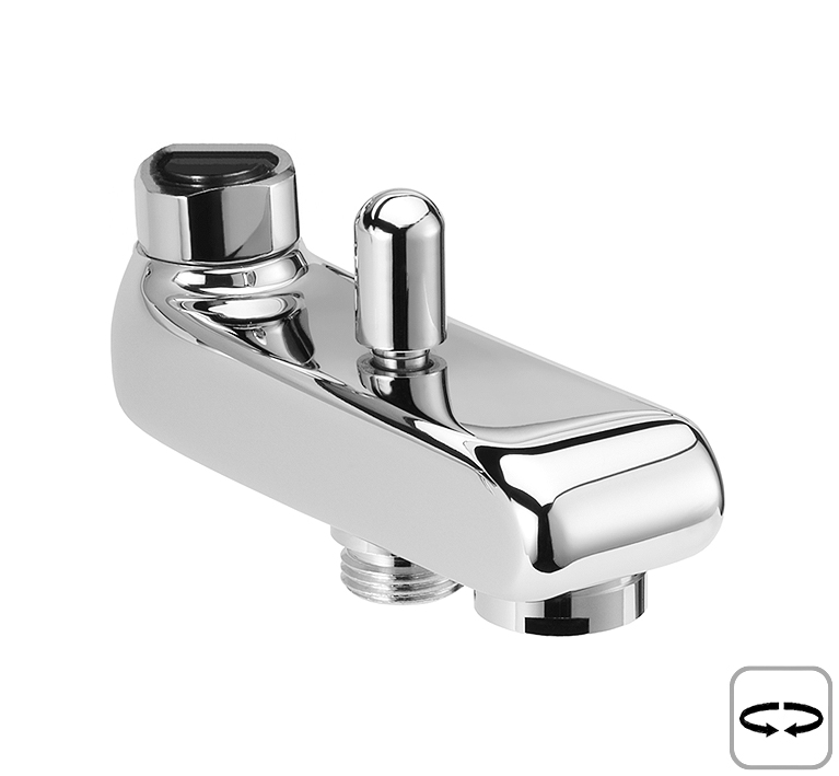 DIBL'fix Seitlich schwenkbarer Messingguss-Spezialauslauf mit Umstellfunktion