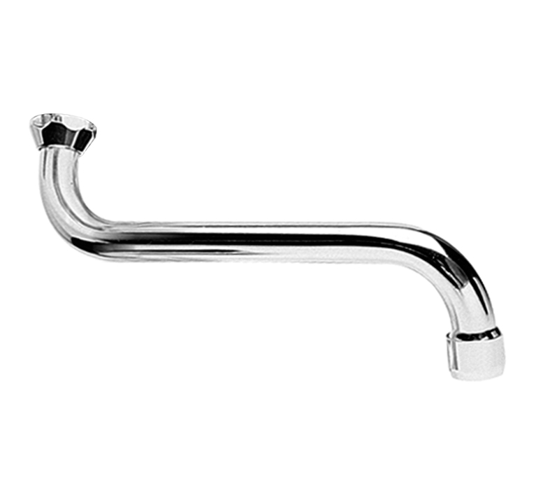 DIBL'fix Messingrohr-Auslauf, S-Form, konisch dichtend