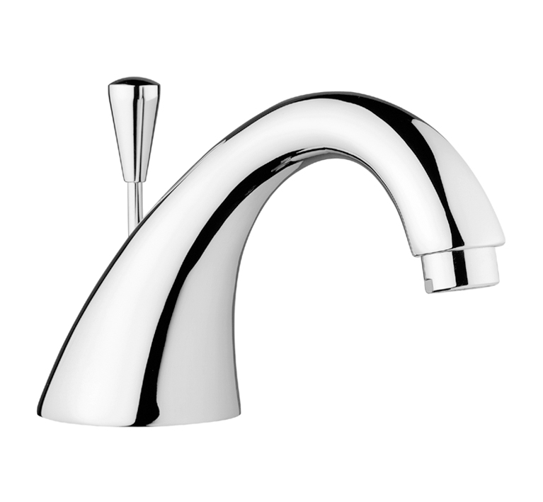 DIBL'fix Starrer Gussauslauf zur Wannenrand- und Fliesenbankmontage mit Zwei-Wege-Umstellfunktion