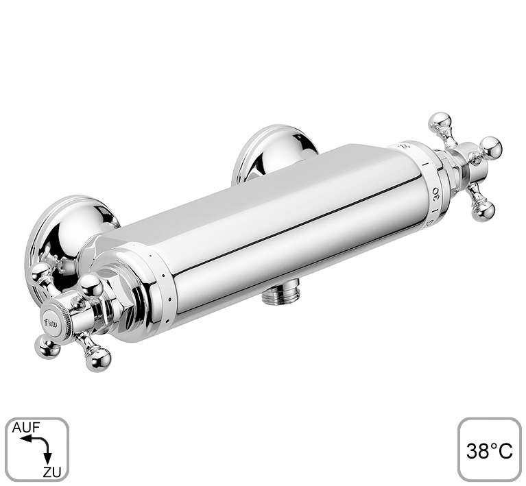 DIBL'stil Thermostat-Brausebatterie zur Aufputzmontage